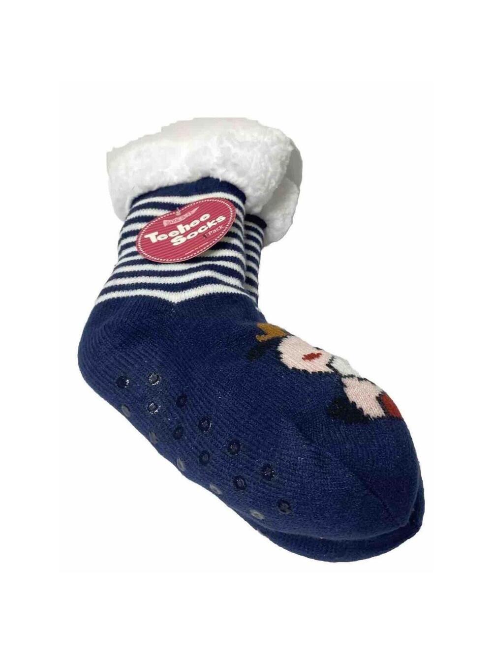 Cozy Women's Long Reading Socks Non-Slip Grips on Bottom Warm & Comfortable New